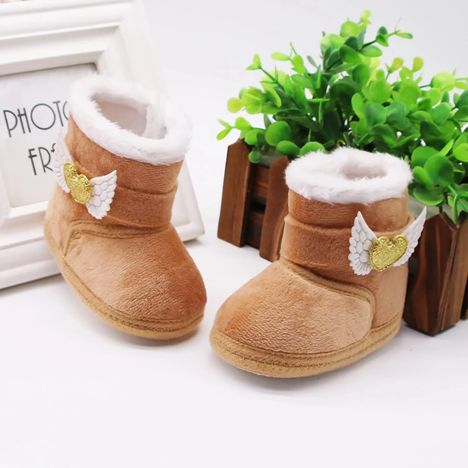 0-15Months Infant Baby Boys Girls Winter Snow Boots Anti-Slip Soft Sole Outdoor Newborn Nursling Crib Shoes