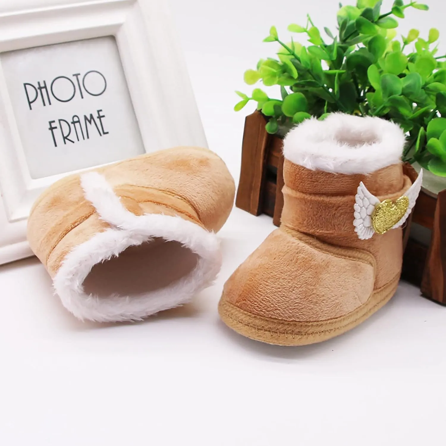 0-15Months Infant Baby Boys Girls Winter Snow Boots Anti-Slip Soft Sole Outdoor Newborn Nursling Crib Shoes