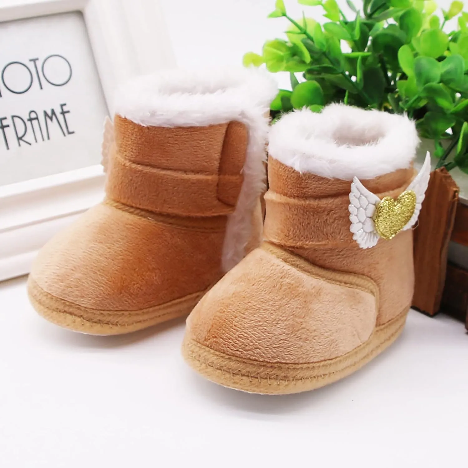 0-15Months Infant Baby Boys Girls Winter Snow Boots Anti-Slip Soft Sole Outdoor Newborn Nursling Crib Shoes