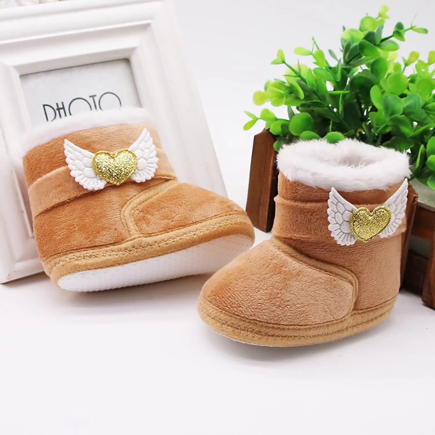 0-15Months Infant Baby Boys Girls Winter Snow Boots Anti-Slip Soft Sole Outdoor Newborn Nursling Crib Shoes