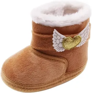 0-15Months Infant Baby Boys Girls Winter Snow Boots Anti-Slip Soft Sole Outdoor Newborn Nursling Crib Shoes
