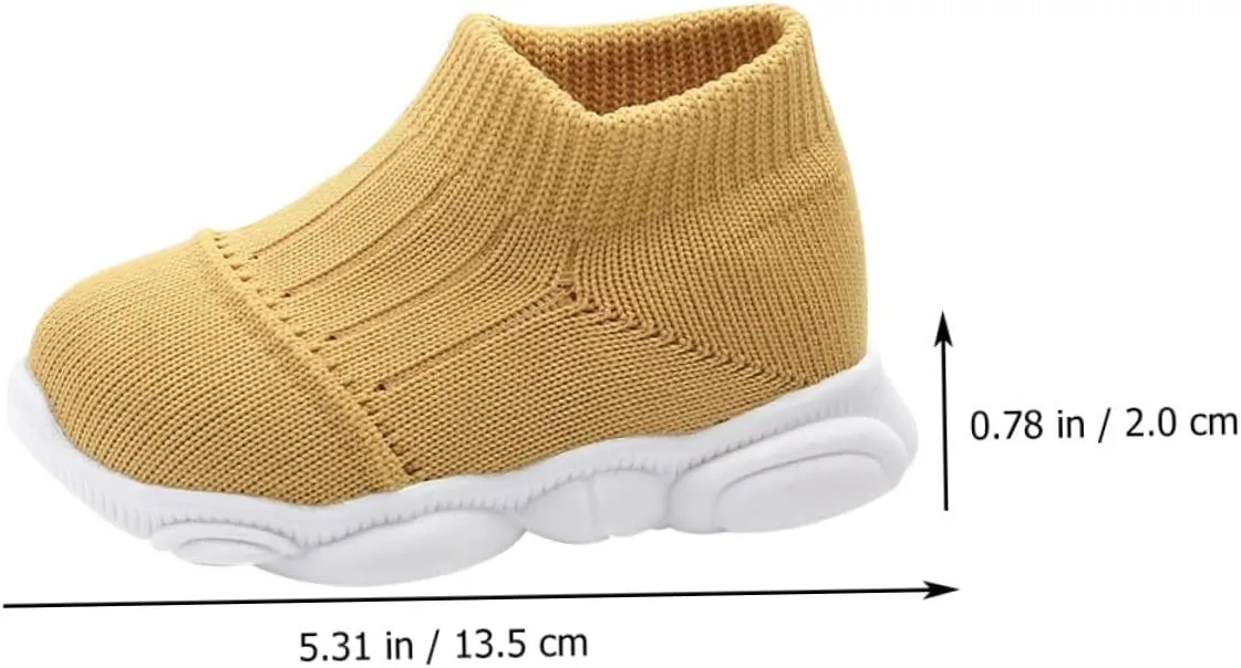 1 Pair Infant Prewalker Soft Baby Walking Shoes Sneakers Breathable Baby Booties