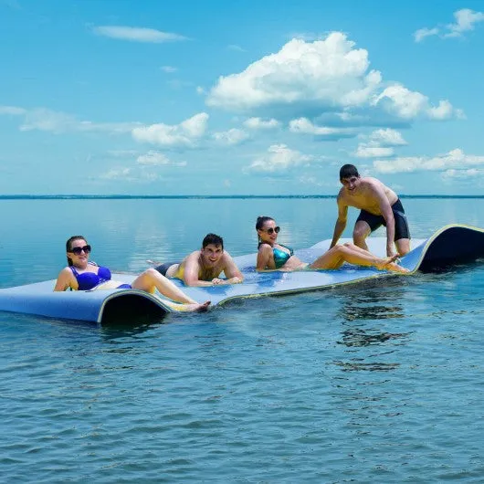 12’ x 6’ 3 Layer Floating Water Pad-Blue