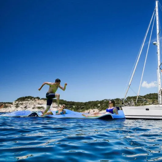 12’ x 6’ 3 Layer Floating Water Pad-Blue