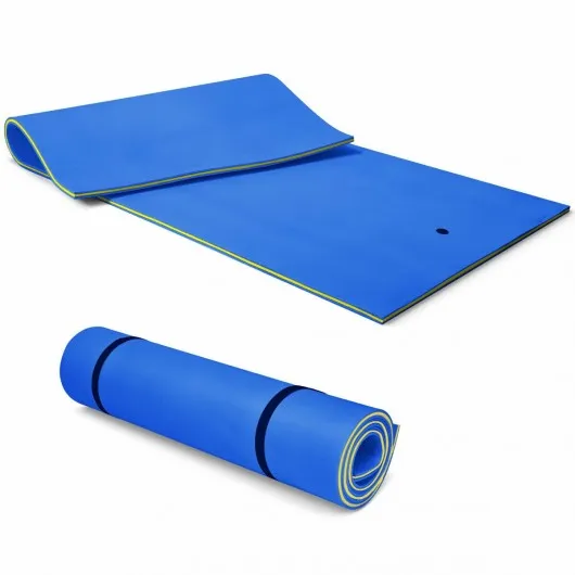 12’ x 6’ 3 Layer Floating Water Pad-Blue