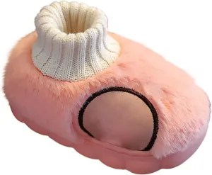 2024 Fashion New Cozy Fleece Baby Booties Slippers Cozy Warm Anti-Slip Soft Sole Warm Sock Shoes for Boys Girl Slippers