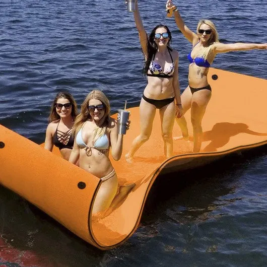 3 Layer 12' x 6' Island Water Sports Recreation Floating Mat