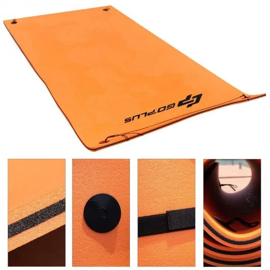 3 Layer 12' x 6' Island Water Sports Recreation Floating Mat