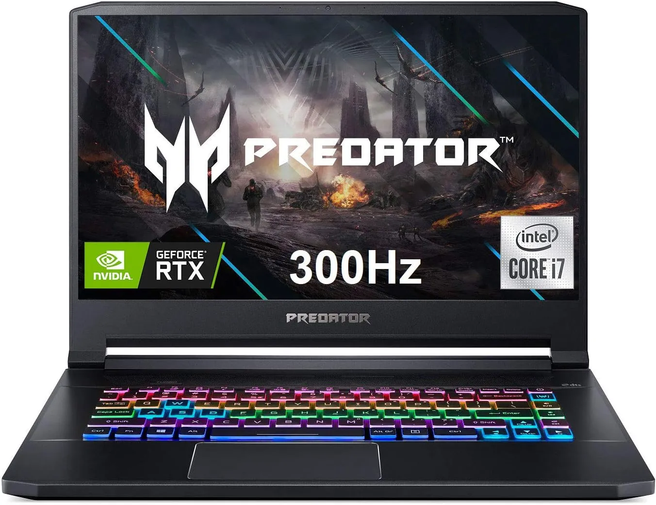 Acer Predator Triton 500 PT515-52-73L3 Gaming Laptop, Intel i7-10750H, NVIDIA GeForce RTX 2070 SUPER, 15.6" FHD NVIDIA G-SYNC Display, 300Hz, 16GB Dual-Channel DDR4, 512GB NVMe SSD, RGB Backlit KB