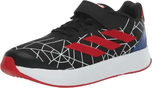 adidas Baby Marvel Spider-Man Duramo SL Sneaker, Black/Better Scarlet/White (Elastic Lace), 5 US Unisex Infant