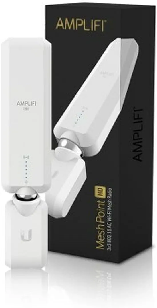 AmpliFi HD WiFi MeshPoint by Ubiquiti Labs, Seamless Whole Home Wireless Internet Coverage, Replace WiFi Range Extenders, Expand Mesh WiFi System, Add to AmpliFi Router or Third Party Routers