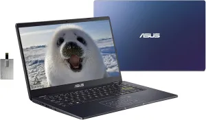 Asus 2022 14'' HD Laptop, Intel Celeron N4020 Processor, 4GB RAM, 64GB eMMC Flash Memory, Graphics 500, Webcam, Stereo Speakers, Peacock Blue, Windows 11S, 32GB USB Card 4GB | 64GB EMMc (Renewed)
