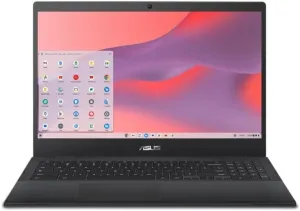 ASUS CX1500CNA Chromebook 15.6" FHD 1080P, NanoEdge Display (Intel Celeron N3350 Processor, 4GB RAM, 64GB eMMC Flash Memory, Intel HD Graphics, HD Webcam, Stereo Speakers, Chrome OS) Black, (Renewed)