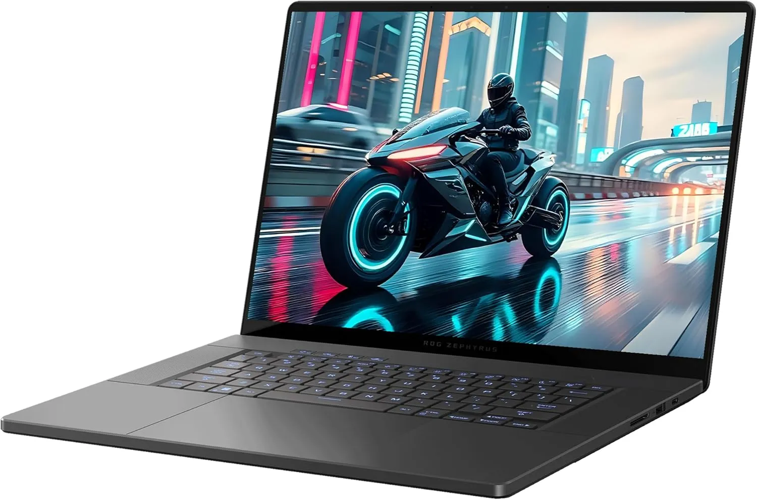 ASUS ROG Zephyrus G16 Gaming Laptop, Intel Ultra 9-185H, 16 GB LPDDR5x RAM, 1 TB PCIe SSD, 16" QHD (2560x1600) 240Hz Display, Nvidia G-Force RTX 4070, RGB Backlit Keyboard, W11 Pro, Eclipse Gray