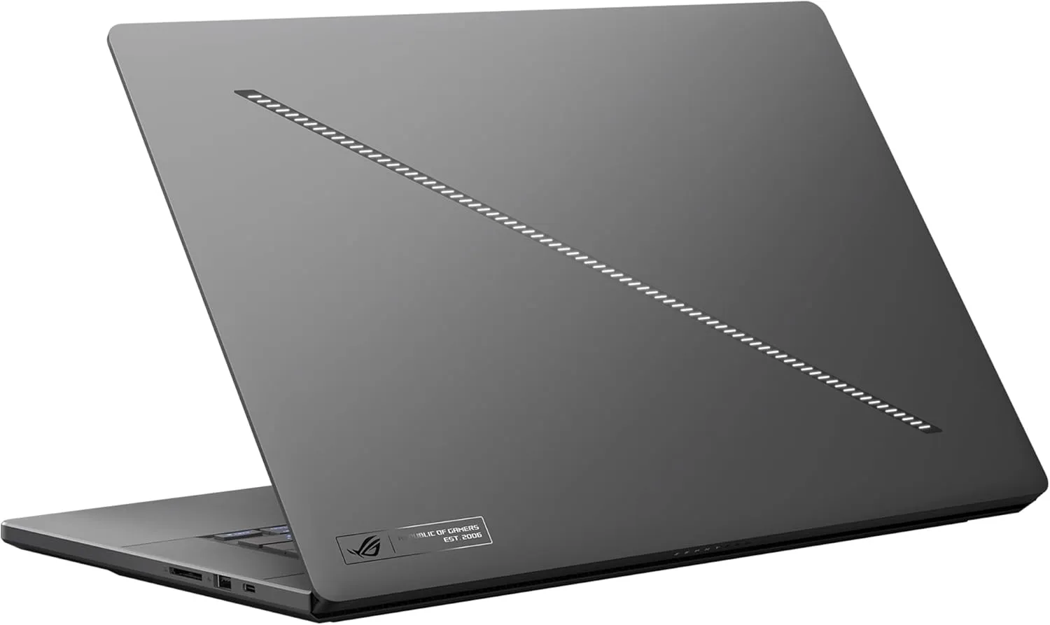 ASUS ROG Zephyrus G16 Gaming Laptop, Intel Ultra 9-185H, 16 GB LPDDR5x RAM, 1 TB PCIe SSD, 16" QHD (2560x1600) 240Hz Display, Nvidia G-Force RTX 4070, RGB Backlit Keyboard, W11 Pro, Eclipse Gray