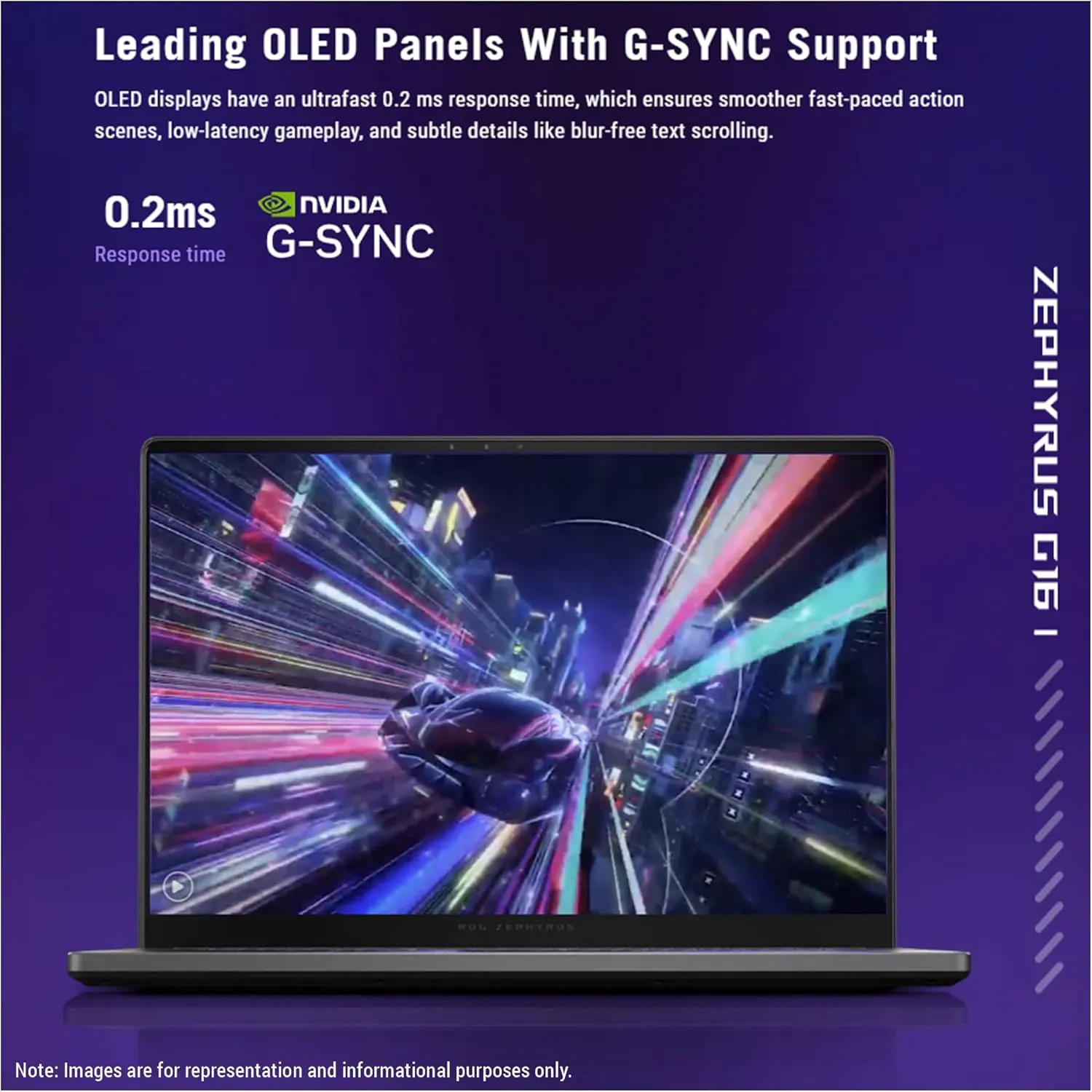 ASUS ROG Zephyrus G16 Gaming Laptop, Intel Ultra 9-185H, 16 GB LPDDR5x RAM, 1 TB PCIe SSD, 16" QHD (2560x1600) 240Hz Display, Nvidia G-Force RTX 4070, RGB Backlit Keyboard, W11 Pro, Eclipse Gray