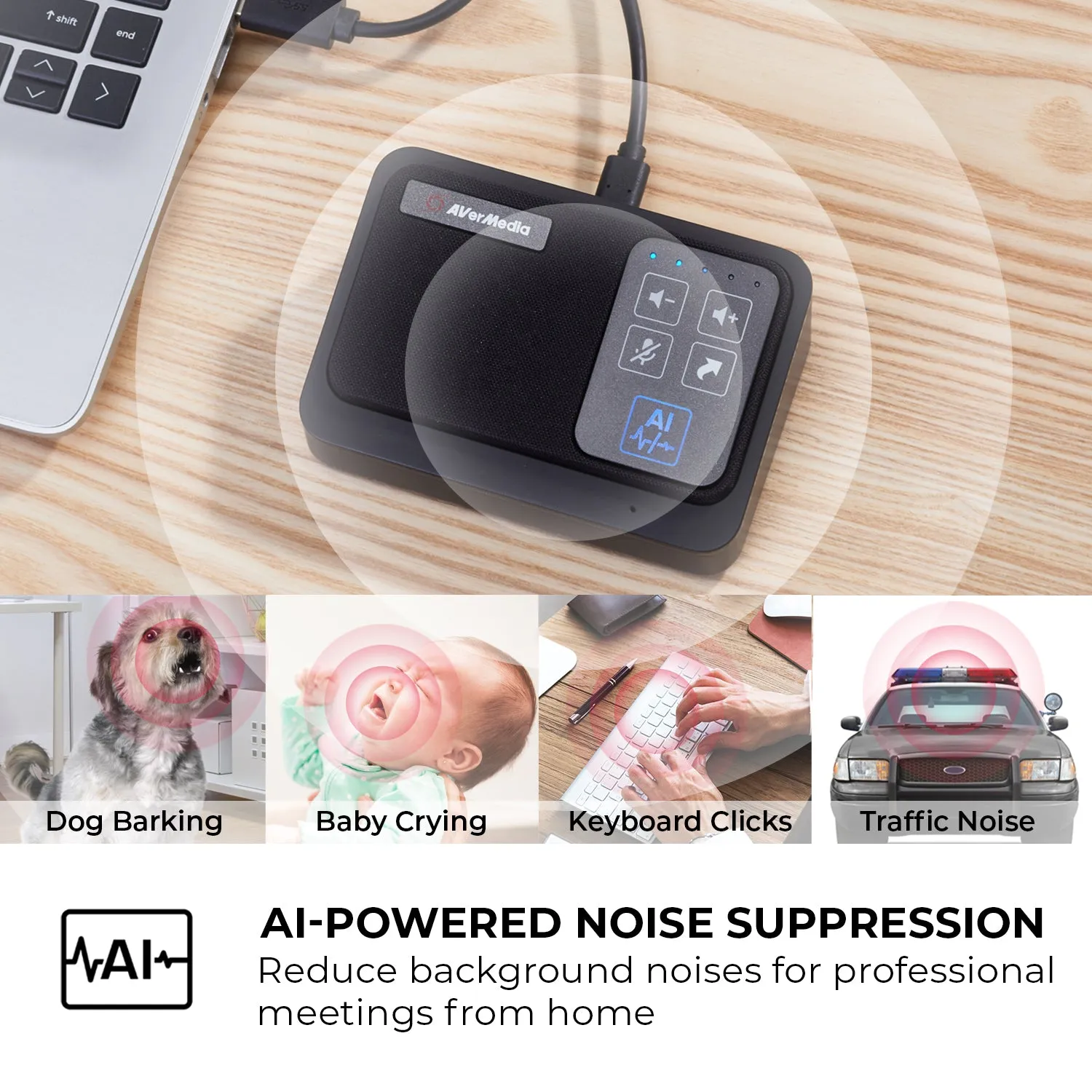 AVerMedia AS311 AI Speakerphone