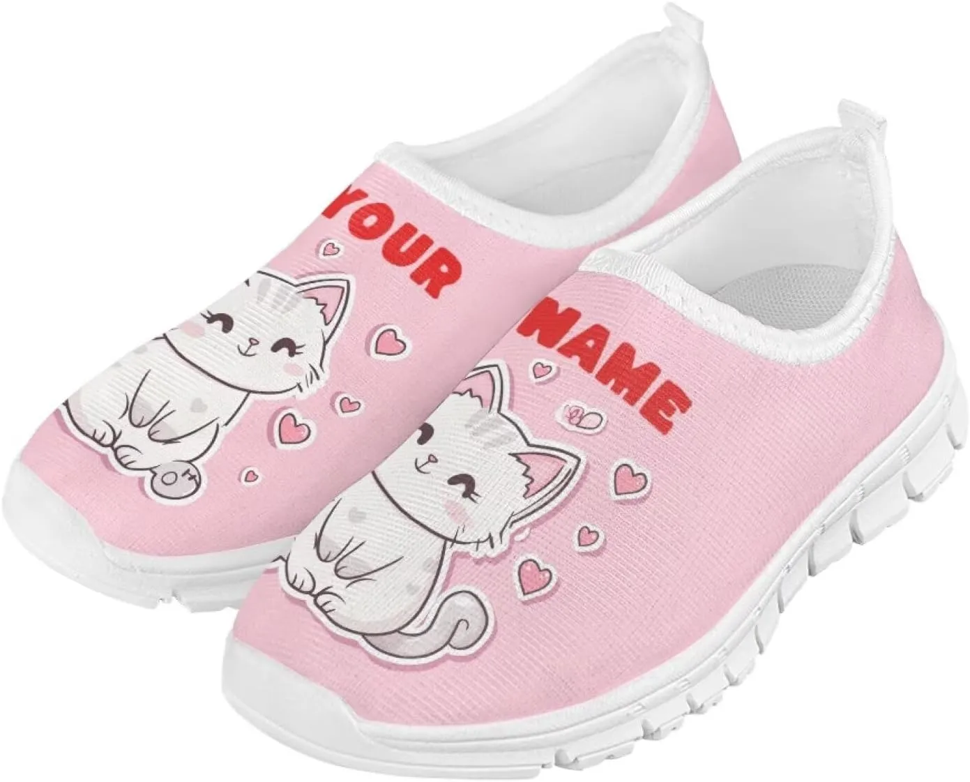 Axolotl Shoes for Girls Little Kid Sneakers Cartoon Print Running Shoes for Girls