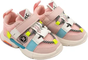 Baby Boy Girl Shoes Breathable Walking Lightweight Non-Slip Sneakers Infant First Walker 6 9 12 18 24 Months Size Toddler Black Yellow Pink