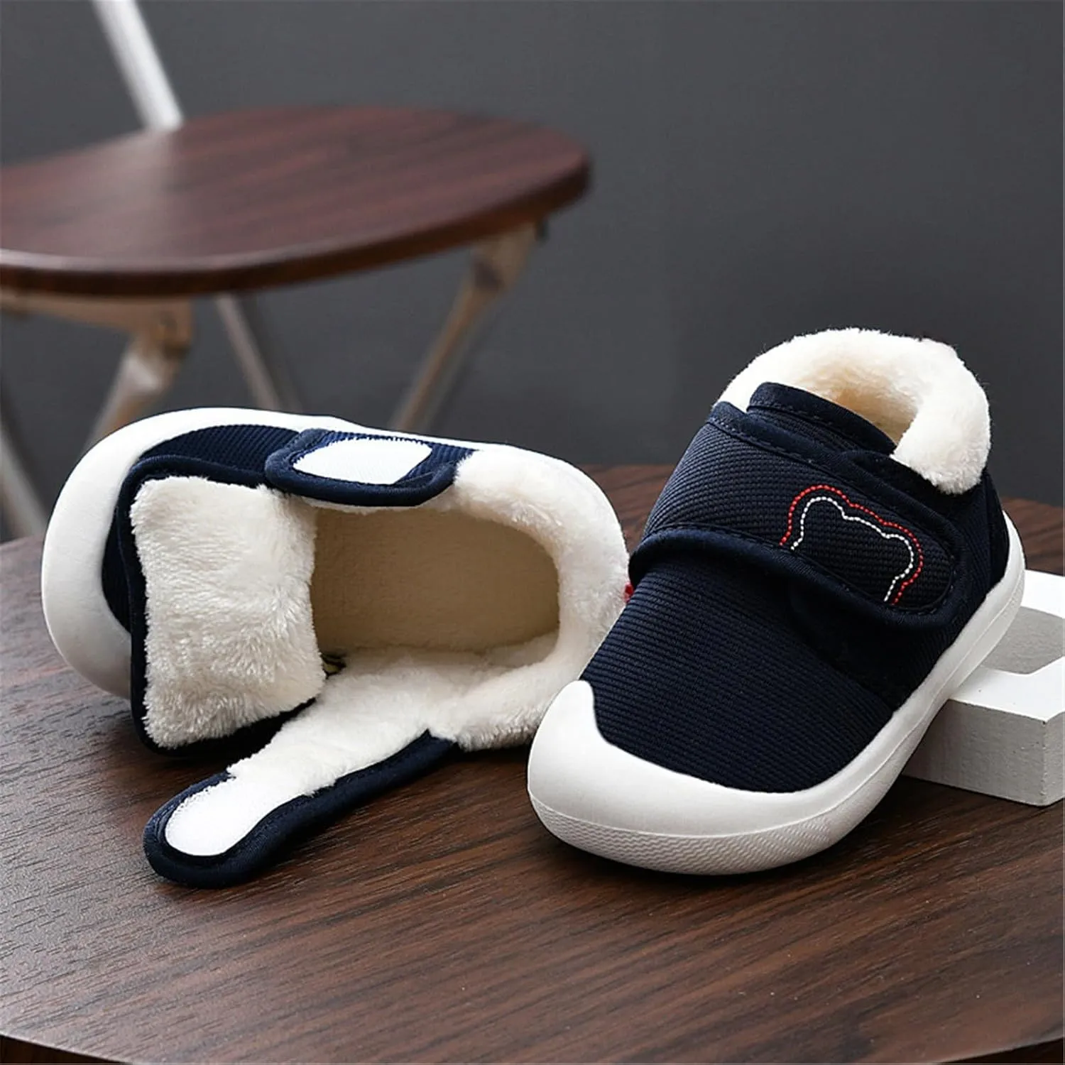 Baby Boy Girl Sneakers Fall and Winter Soft Sole Non Slip Padded Cotton Shoes Lightweight Toddler 7 Toddler Boy Shoes