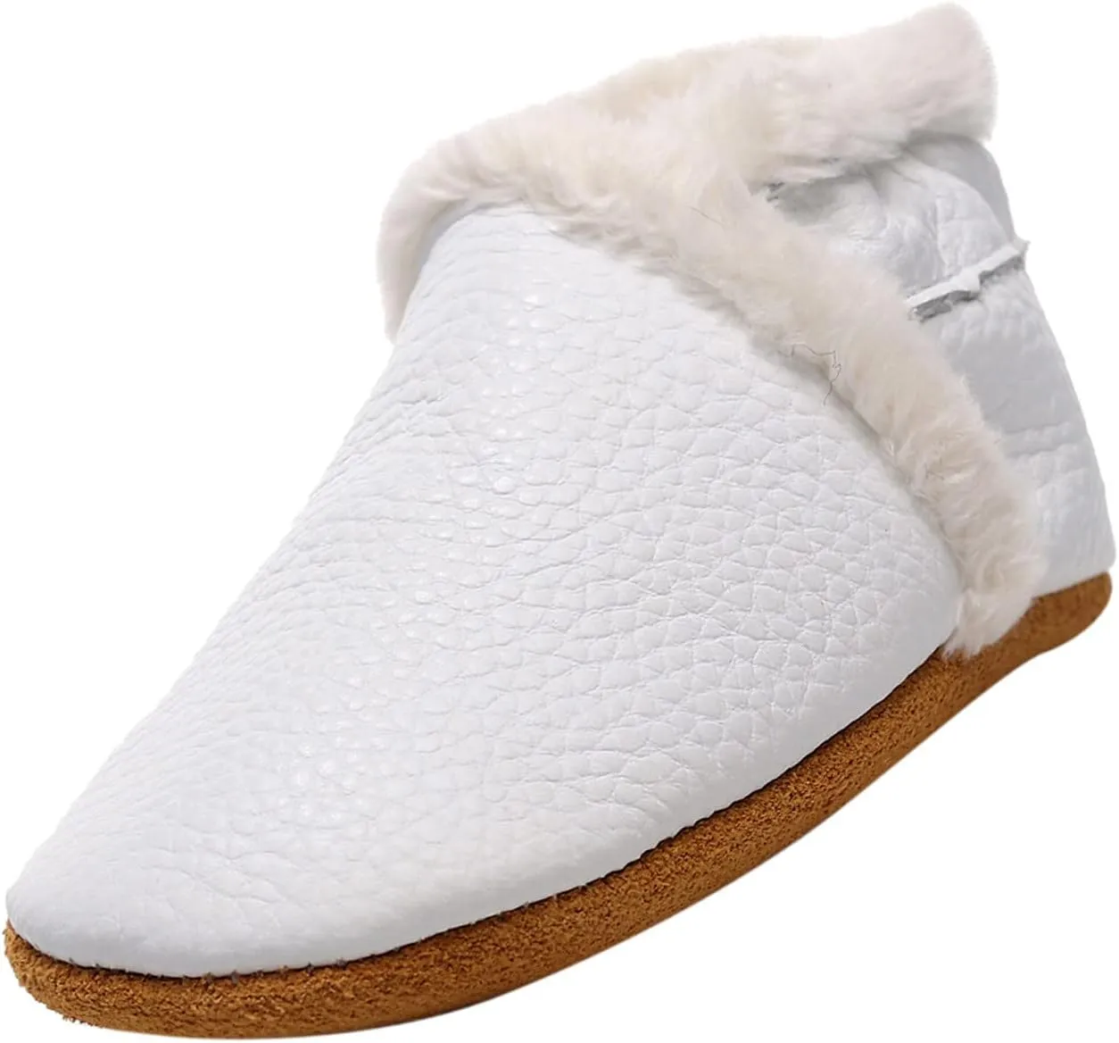 Baby Boys Girls Booties Infant Unisex Baby Winter Warm Fleece Socks Toddler Soft Sole Footwear First Walking Shoes
