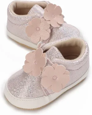 Baby Boys Girls High Top Sneakers Soft Soles Anti Infant Ankle Shoes Toddler Prewalker Crib Shoes 0 12 Girls Cute Shoes