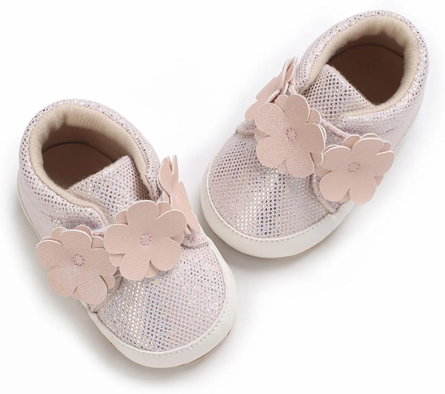 Baby Boys Girls High Top Sneakers Soft Soles Anti Infant Ankle Shoes Toddler Prewalker Crib Shoes 0 12 Girls Cute Shoes