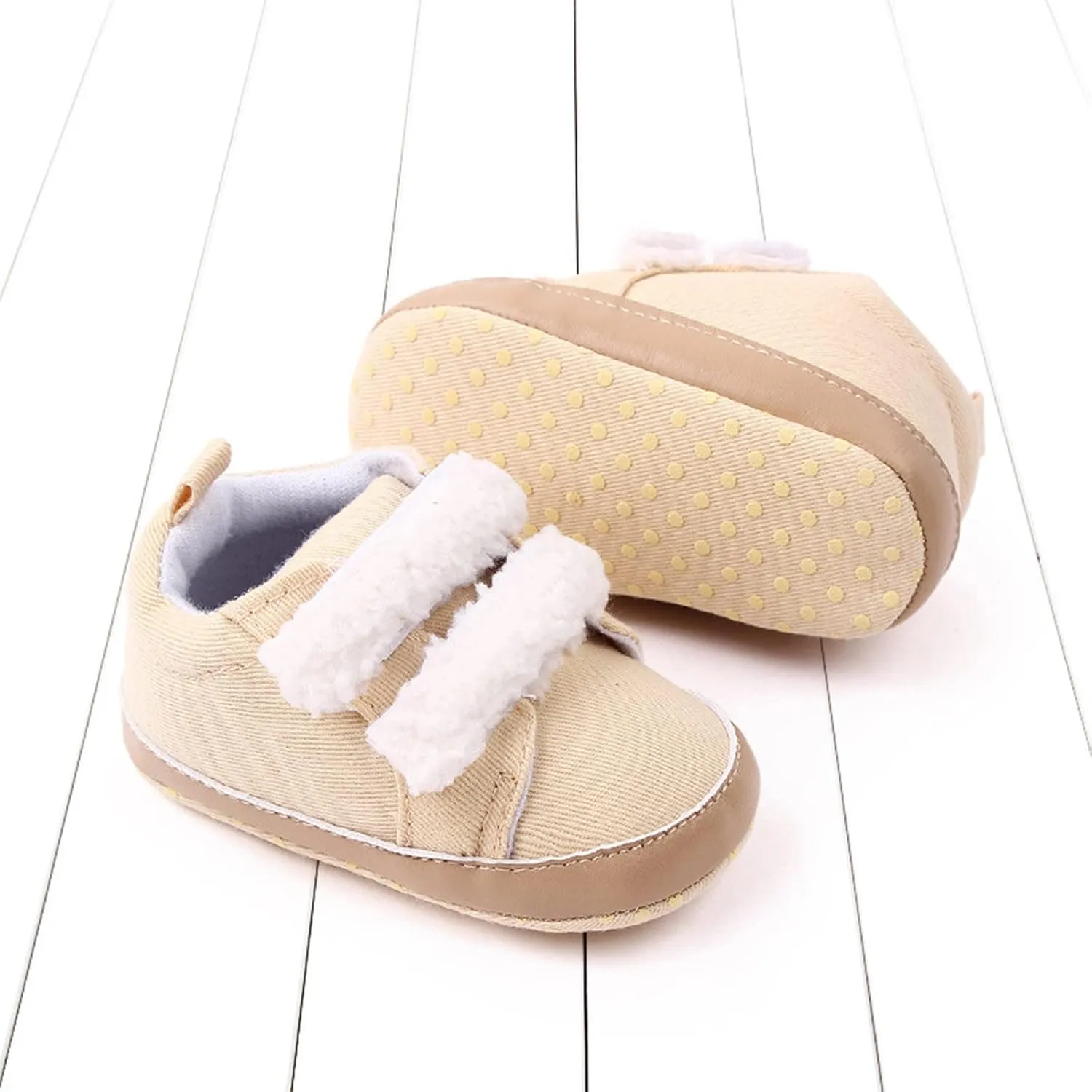 Baby Boys Girls xford Cloth Shoes Soft Rubber Sole Anti-Slip Sneakers Toddler Infant occasins Walking Shoes