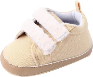 Baby Boys Girls xford Cloth Shoes Soft Rubber Sole Anti-Slip Sneakers Toddler Infant occasins Walking Shoes