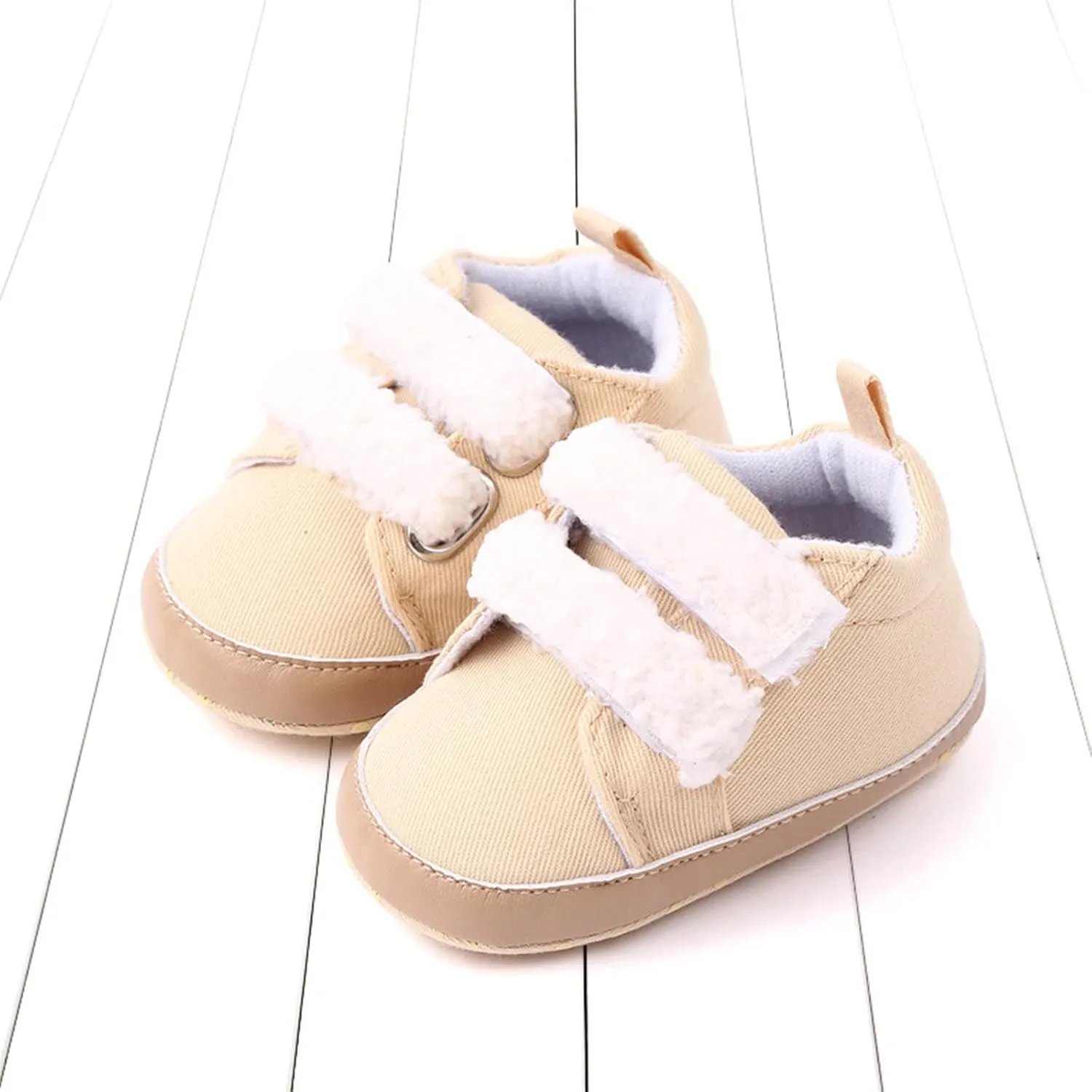 Baby Boys Girls xford Cloth Shoes Soft Rubber Sole Anti-Slip Sneakers Toddler Infant occasins Walking Shoes