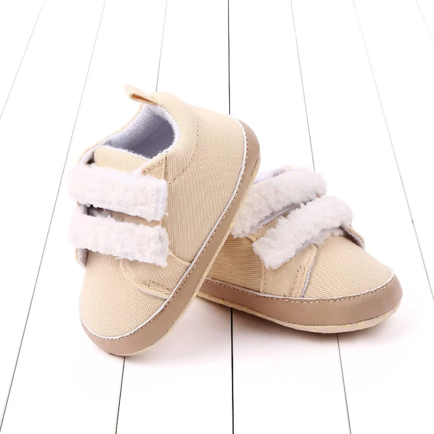 Baby Boys Girls xford Cloth Shoes Soft Rubber Sole Anti-Slip Sneakers Toddler Infant occasins Walking Shoes