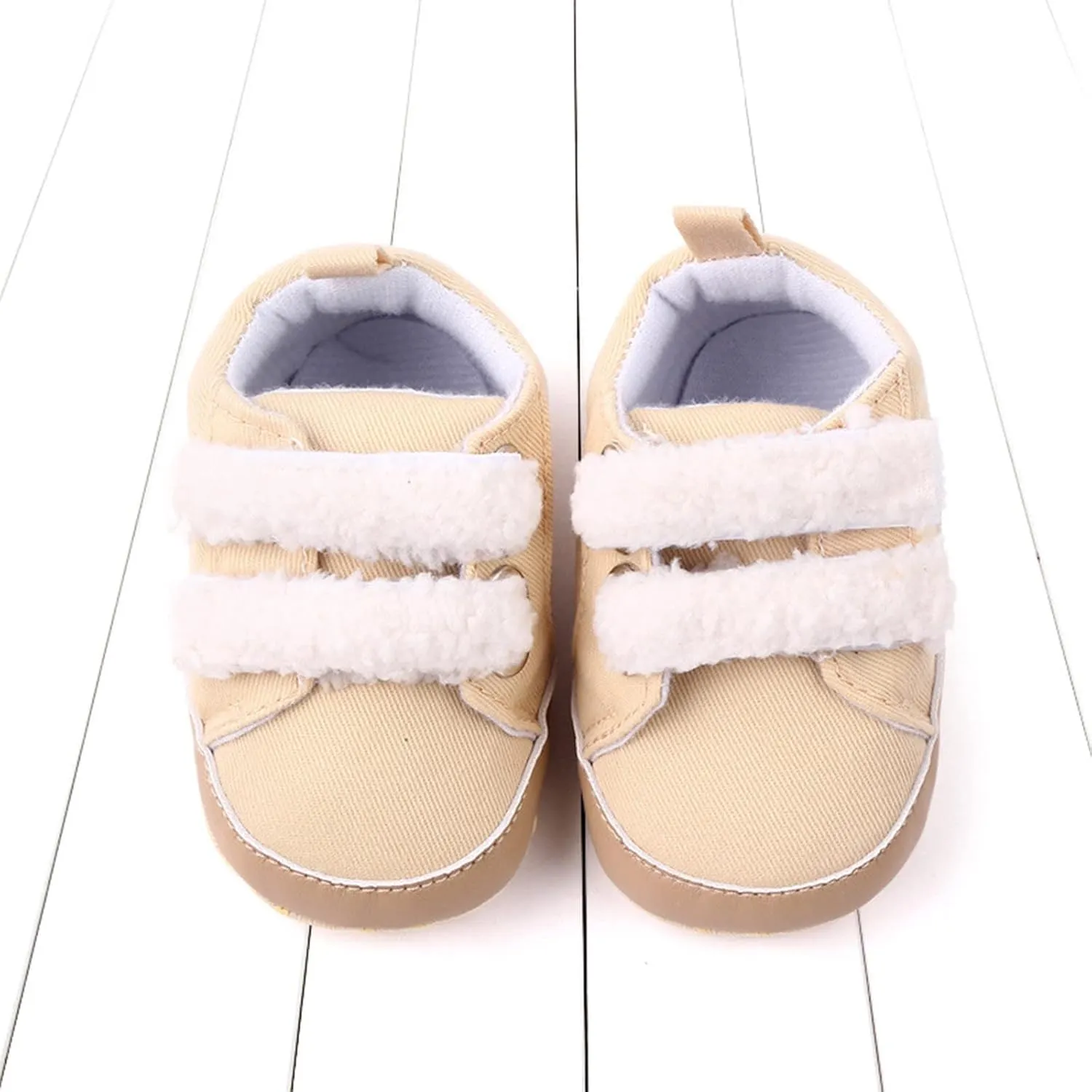 Baby Boys Girls xford Cloth Shoes Soft Rubber Sole Anti-Slip Sneakers Toddler Infant occasins Walking Shoes