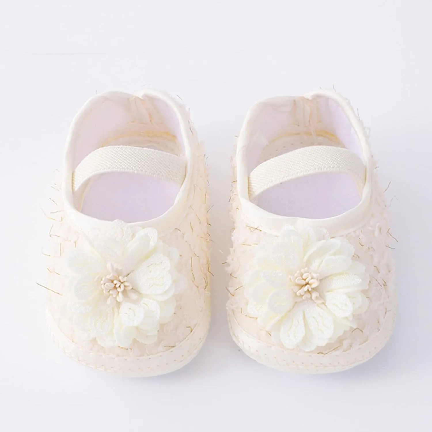 Baby First Walking Shoes Baby Shoes Fashion Soft Sole Toddler Shoes Pearl Dress Flower Princess Non-SIip Tennis