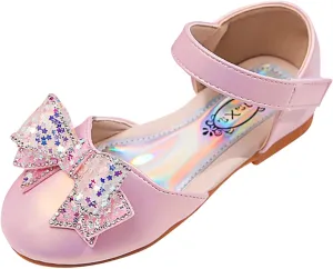 Baby Girl Shoes, 1-12 Years Girls Baby Princess Shoes Star Sequin Rhinestone Bow Sandals Pearl Bling Dancing Shoes