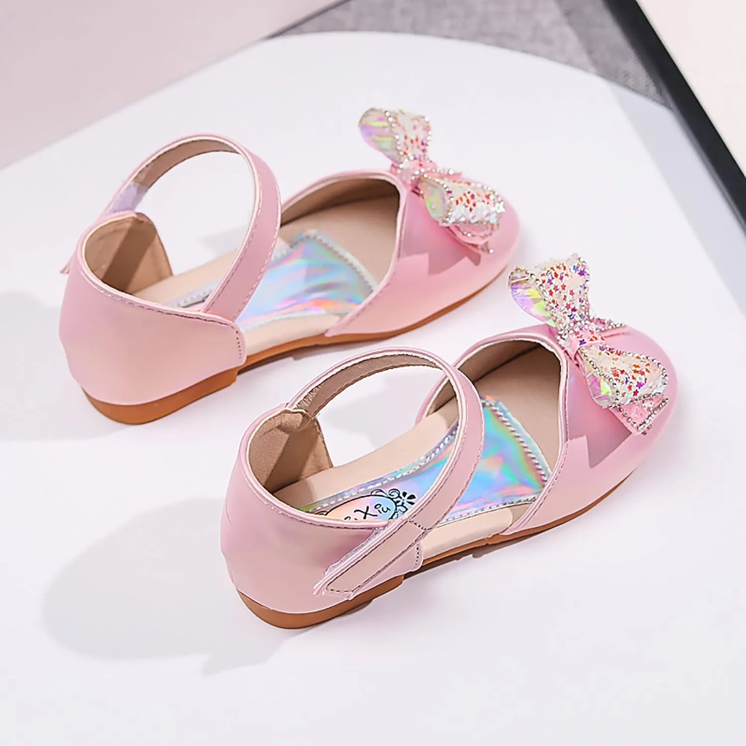 Baby Girl Shoes, 1-12 Years Girls Baby Princess Shoes Star Sequin Rhinestone Bow Sandals Pearl Bling Dancing Shoes