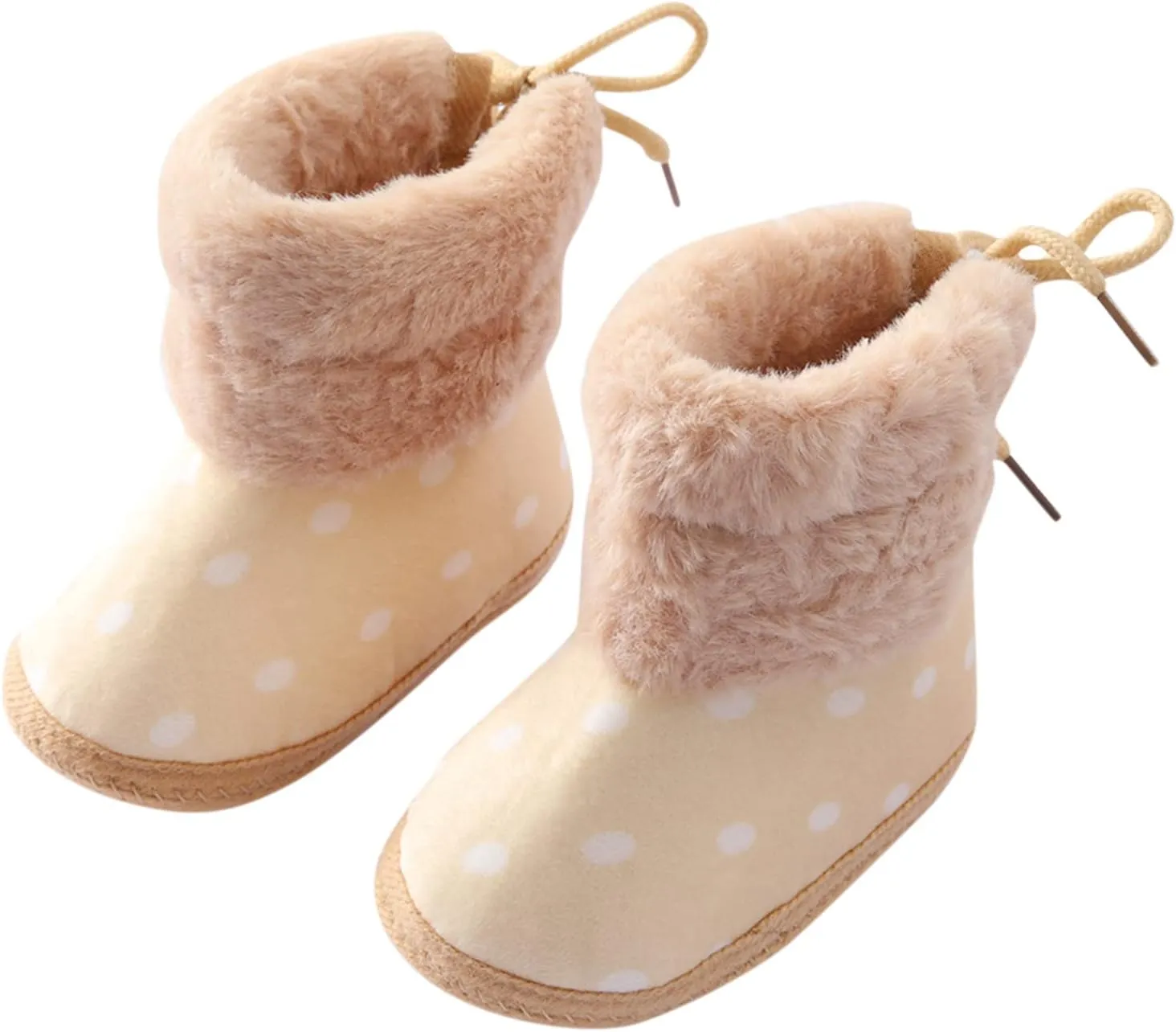 Baby Girls' Boots, Infant Boots Winter Baby Girl Shoes Soft Sole Anti-Slip Toddler Snow Warm Prewalker Newborn Boots