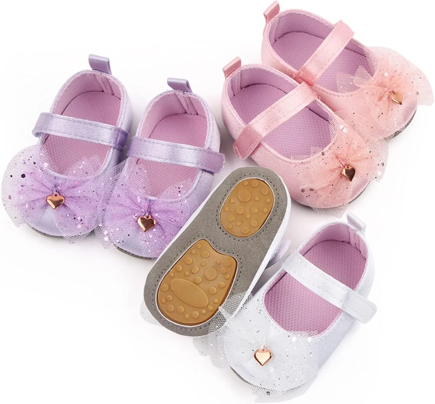 Baby Infant Boy Girl Sandals Shoes First Walkers Prewalkers Soft Anti-Slip Sole Flat Shoes Fashion (White, 4.5 Toddler)