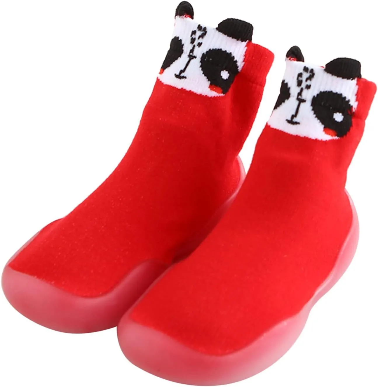 Baby Rubber Sole Socks Shoes Boots Infant First Walking Non-Slip Slipper Indoor Floor Sneakers for Unisex Newborn