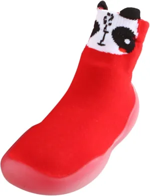 Baby Rubber Sole Socks Shoes Boots Infant First Walking Non-Slip Slipper Indoor Floor Sneakers for Unisex Newborn
