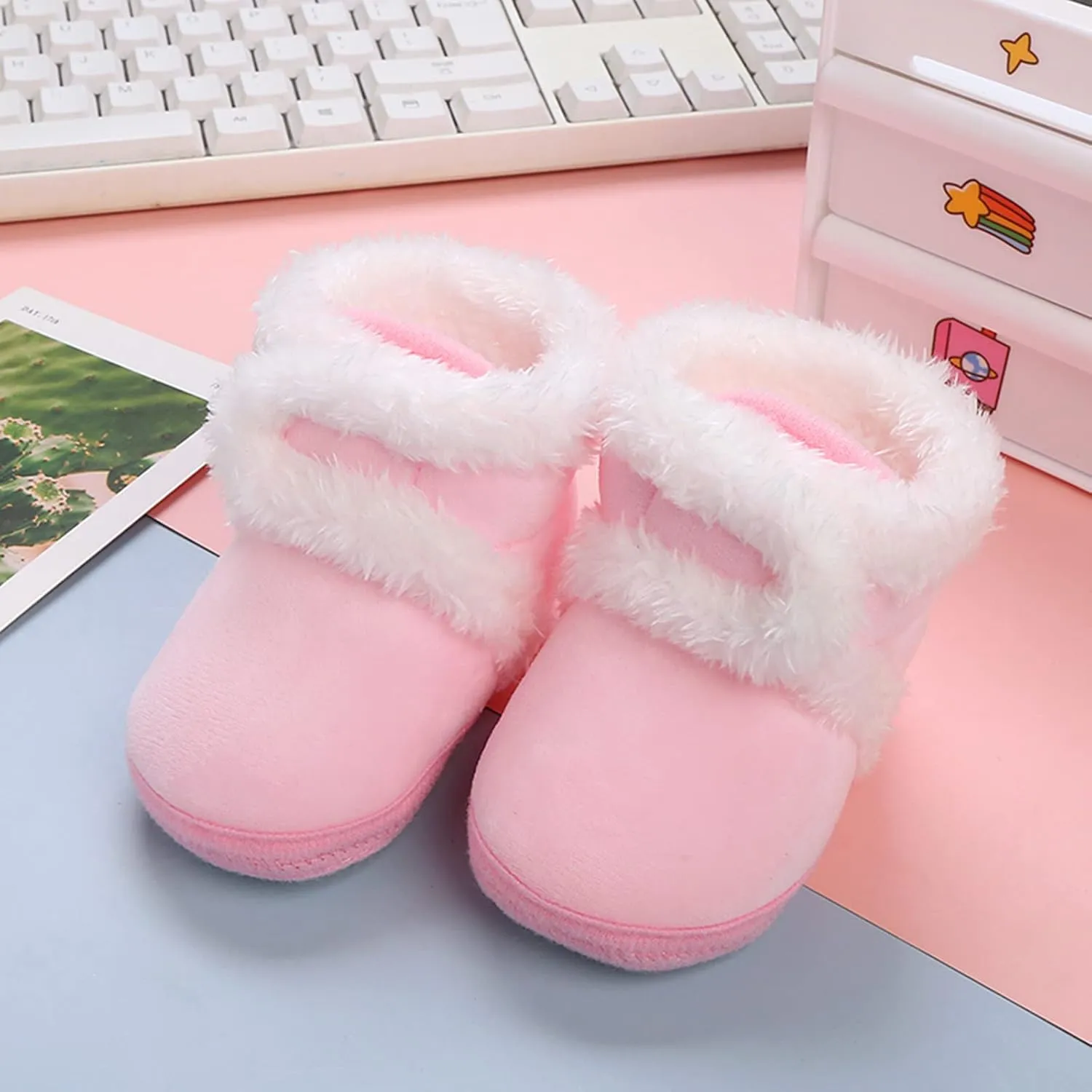 Baby Shoes Baby Toddler Shoes Warm Booties Shoes Fashion Printing Non Slip Breathable Boots Sock Shoes for Baby Boy