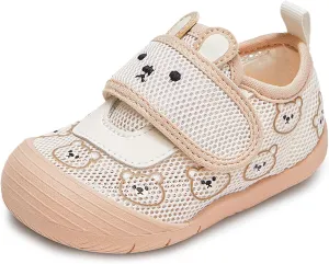 Baby Shoes Boys Girls First Crib Walking Sneakers Mesh Breathable Flexible Infant Toddler Shoes