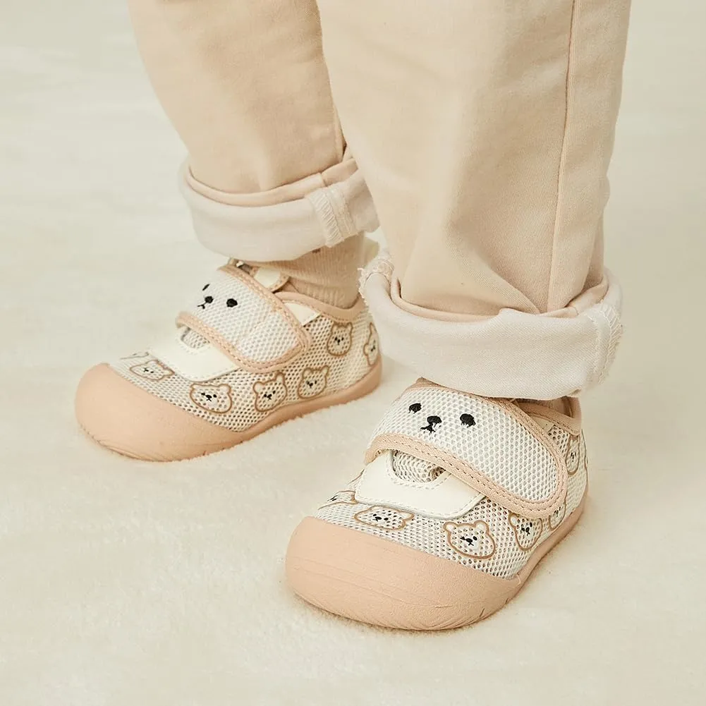 Baby Shoes Boys Girls First Crib Walking Sneakers Mesh Breathable Flexible Infant Toddler Shoes