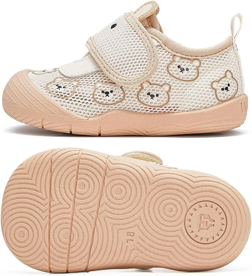 Baby Shoes Boys Girls First Crib Walking Sneakers Mesh Breathable Flexible Infant Toddler Shoes