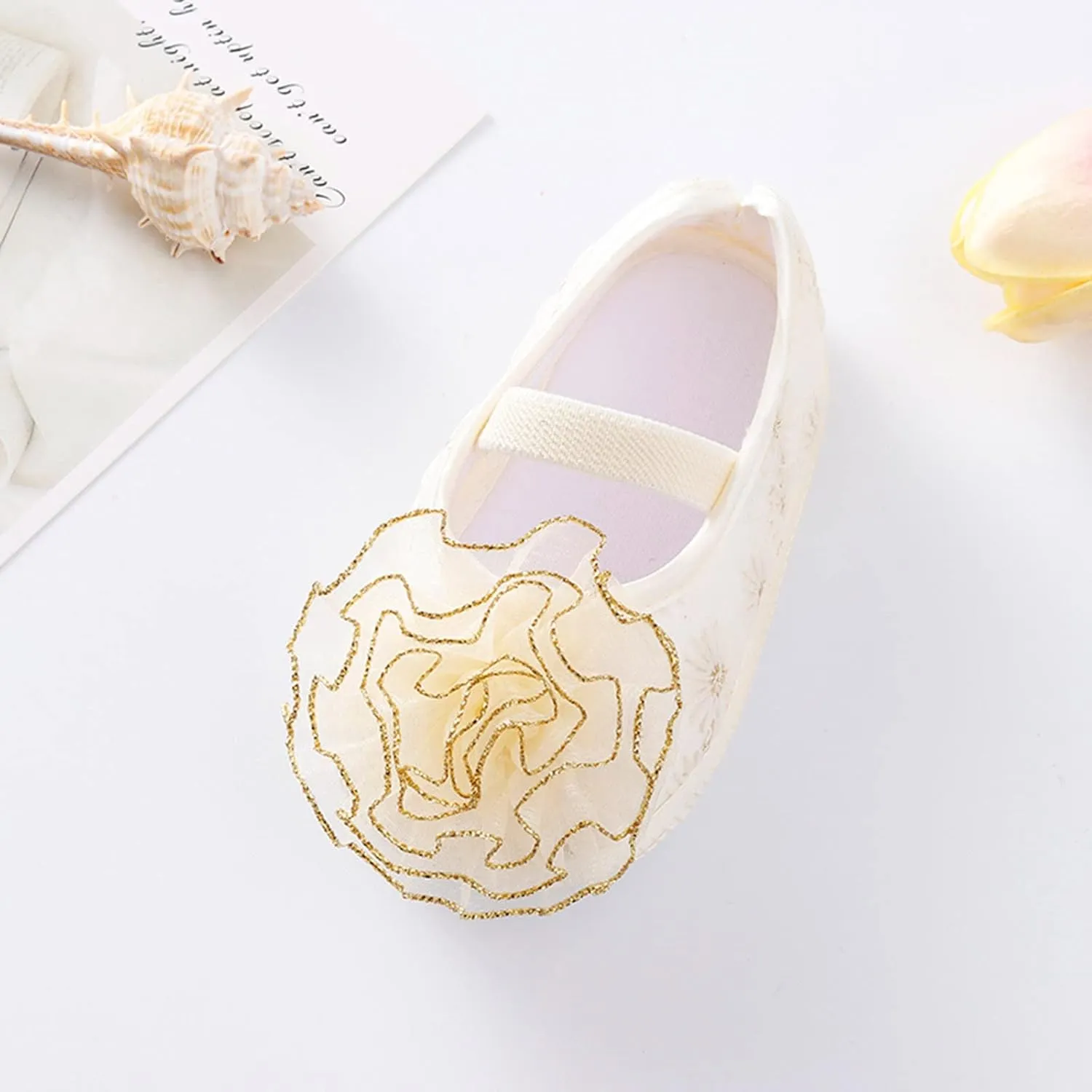 Baby Shoes Girl 12-18 Months Walking Shoes Shoes Child Cute Flowers Toddler Soft Little Sole Princess Shoes Baby Toddler Walking Shoes