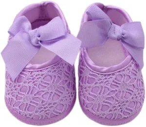 Baby Sneakers Girls Boys Footwear Soled Baby Shoes Girls Crib Bowknot Shoes Soft Soft Baby Shoes Non-SIip Tennis