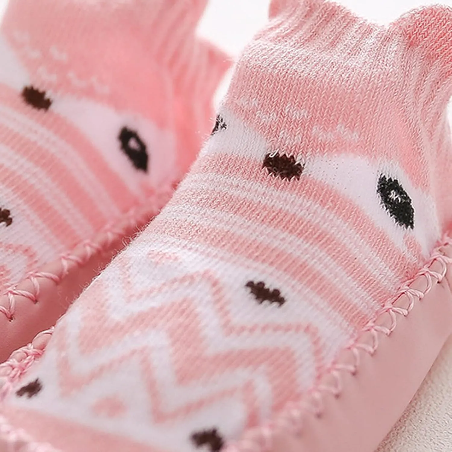 Baby Sock Shoes Baby Walking Shoes Infant Non-Slip Breathable Slippers Soft Rubber Sole Baby Boys Girls Floor Shoes