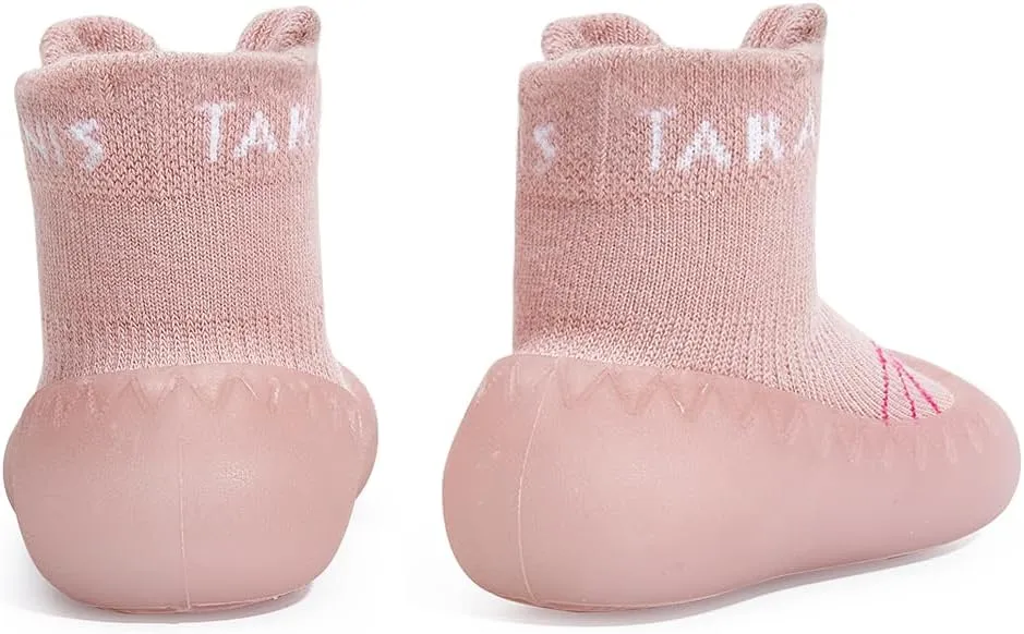 Baby Sock Shoes Walking Shoes Infant Breathable Slippers with Soft Rubber Sole Boys Girls Grip Socks
