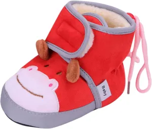 Baby Walking Shoes Baby Boots Winter Warm Shoes Toddler Shoes Baby Soft Warm Shoes Socks Overshoes Soft Sole Sneakers