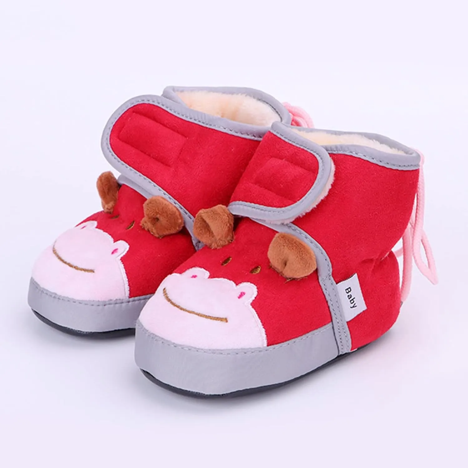 Baby Walking Shoes Baby Boots Winter Warm Shoes Toddler Shoes Baby Soft Warm Shoes Socks Overshoes Soft Sole Sneakers