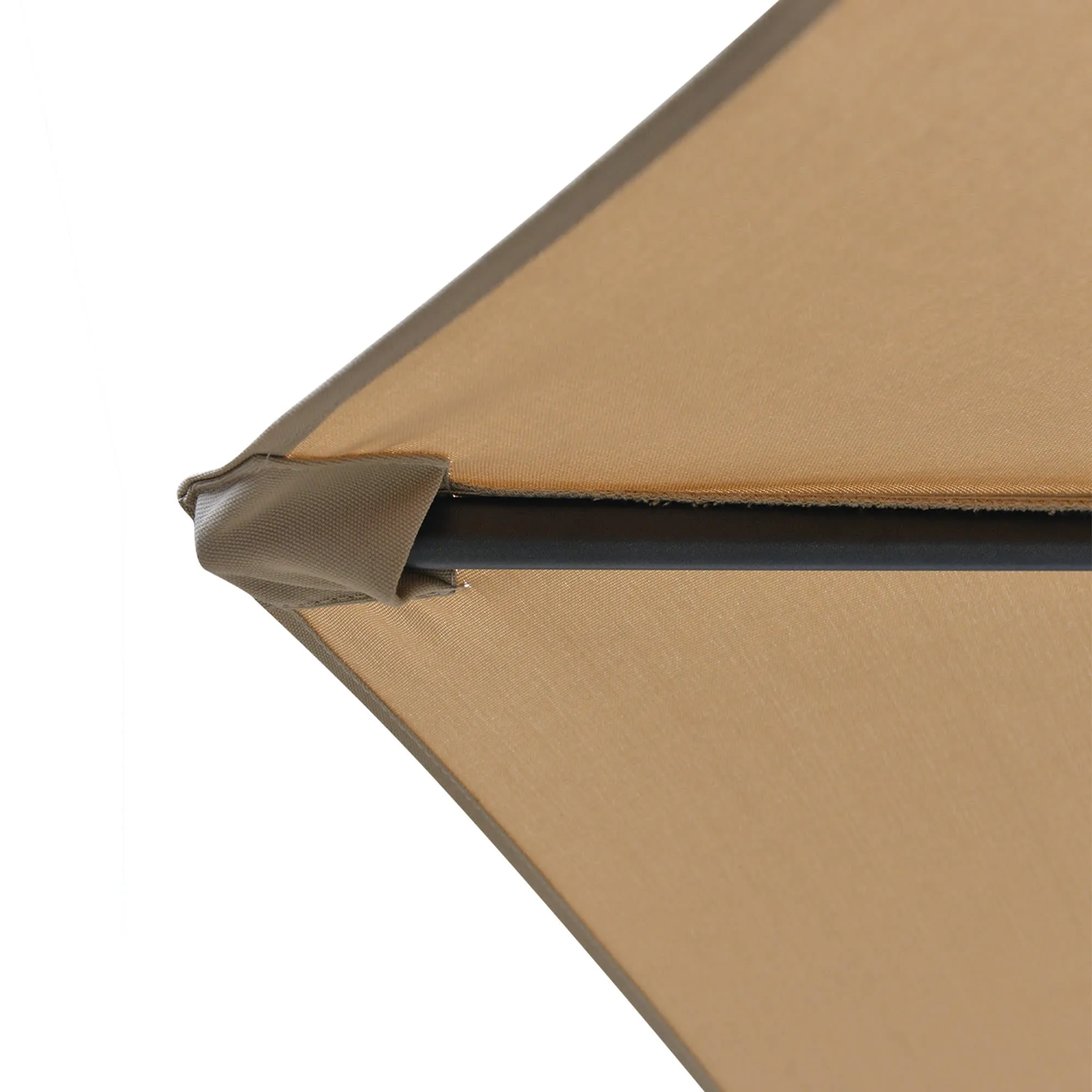 Bistro 7.5-ft Hexagonal Market Umbrella with Olefin Canopy